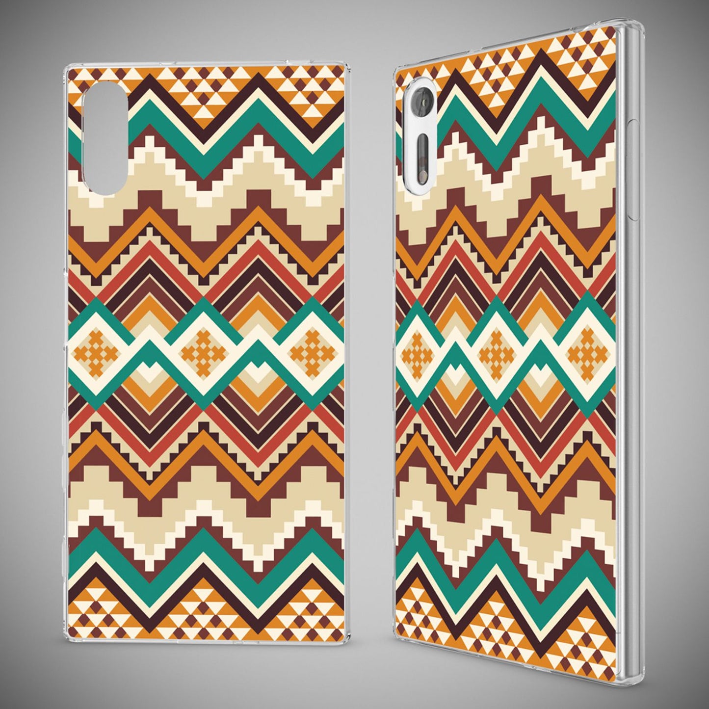 NALIA Sony Xperia XZ Hülle Motiv Case Transparent Muster - Silikon TPU Dünn Passgenau