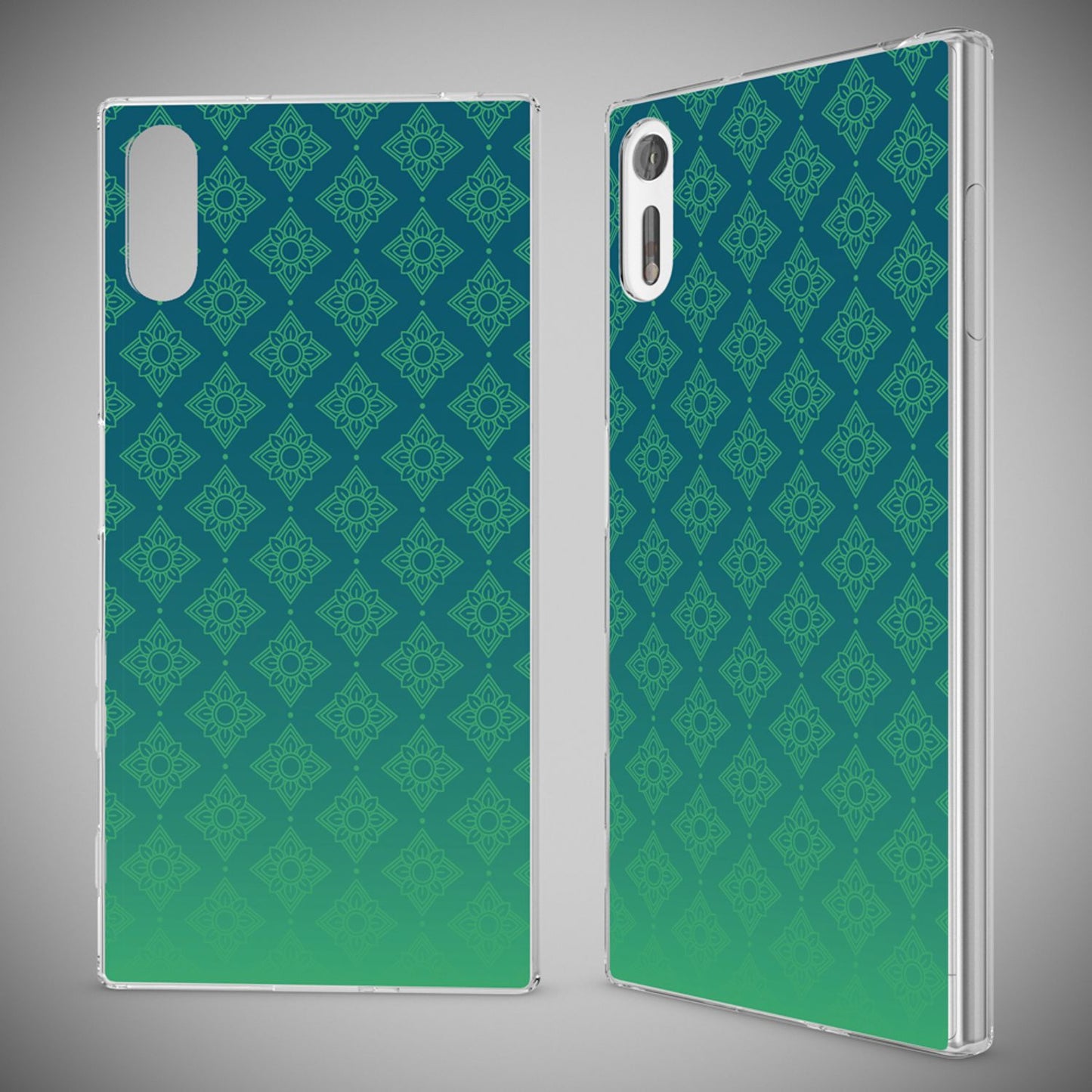 NALIA Sony Xperia XZ Hülle Motiv Case Transparent Muster - Silikon TPU Dünn Passgenau