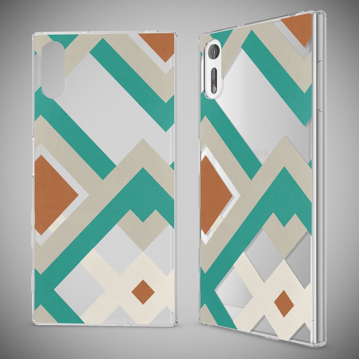 NALIA Sony Xperia XZ Hülle Motiv Case Transparent Muster - Silikon TPU Dünn Passgenau