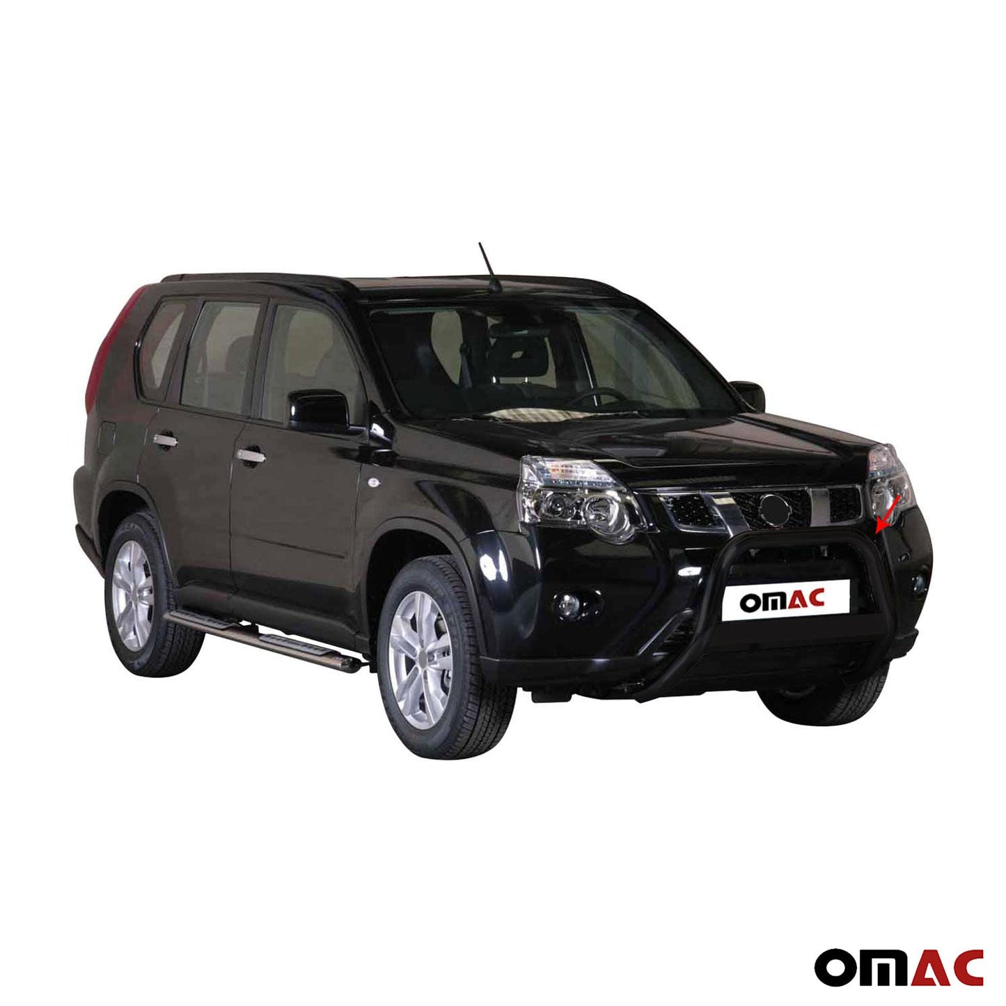 Bară de protecție/buton față pentru Nissan X-Trail 2011-2014, ø63mm, oțel, negru