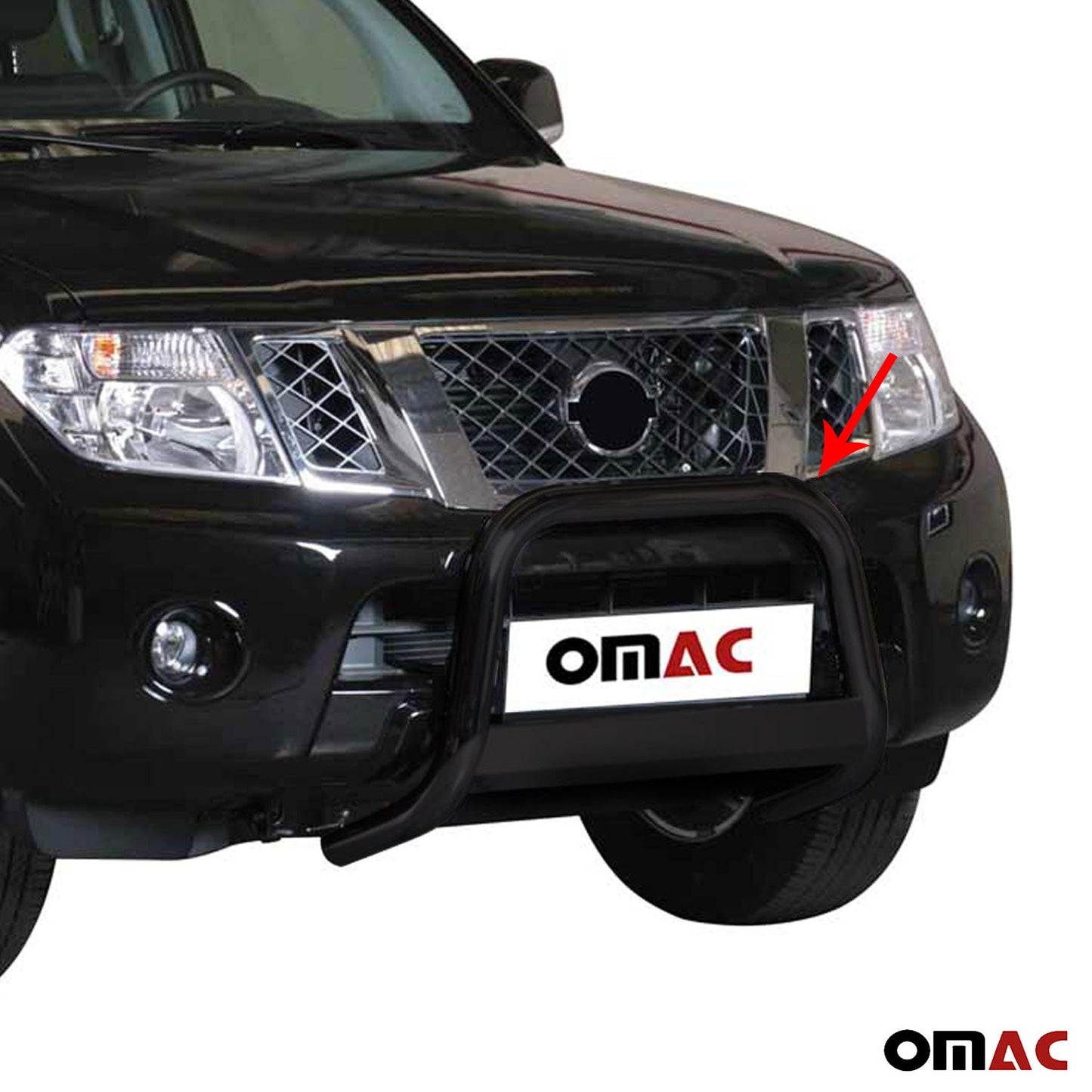 Bară de protecție/buton față pentru Nissan Pathfinder 2010-2013, ø63mm, oțel, negru