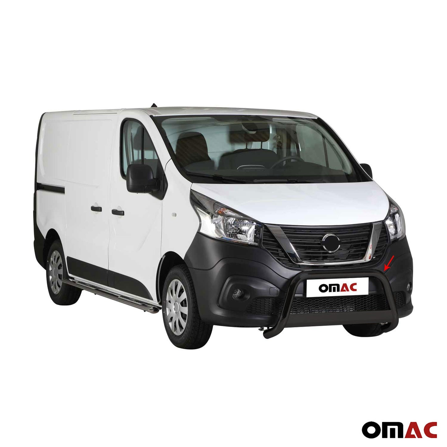 Bară de protecție/buton față pentru Nissan NV300 2016-2021 ø63mm oțel negru