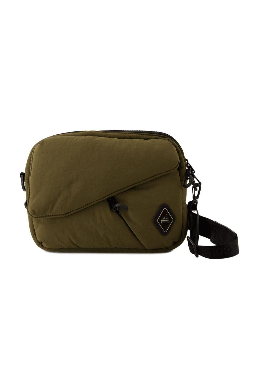 Diamond Padded Schultertasche - A Cold Wall - Nylon - Khaki