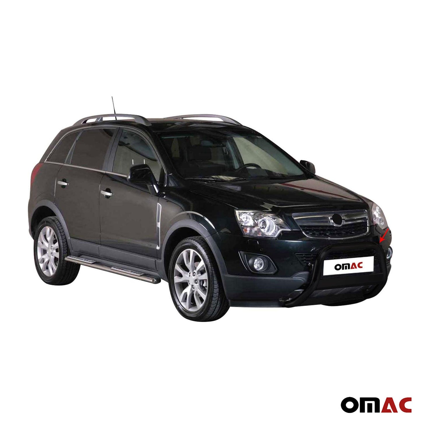 Frontbügel Frontschutzbügel für Opel Antara 2011-2015 ø63mm Stahl Schwarz Schutz