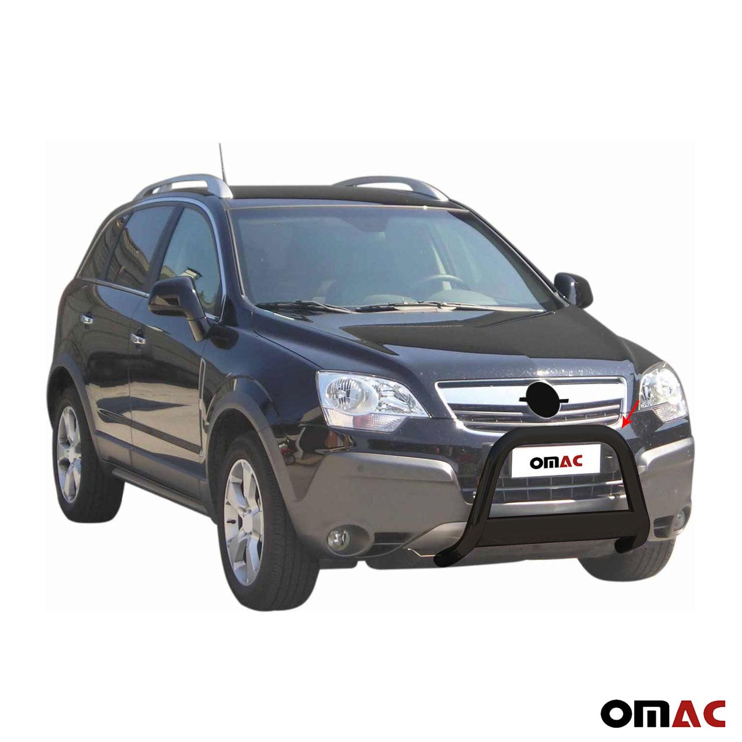 Frontbügel Frontschutzbügel für Opel Antara 2007-2011 ø63mm Stahl Schwarz Schutz