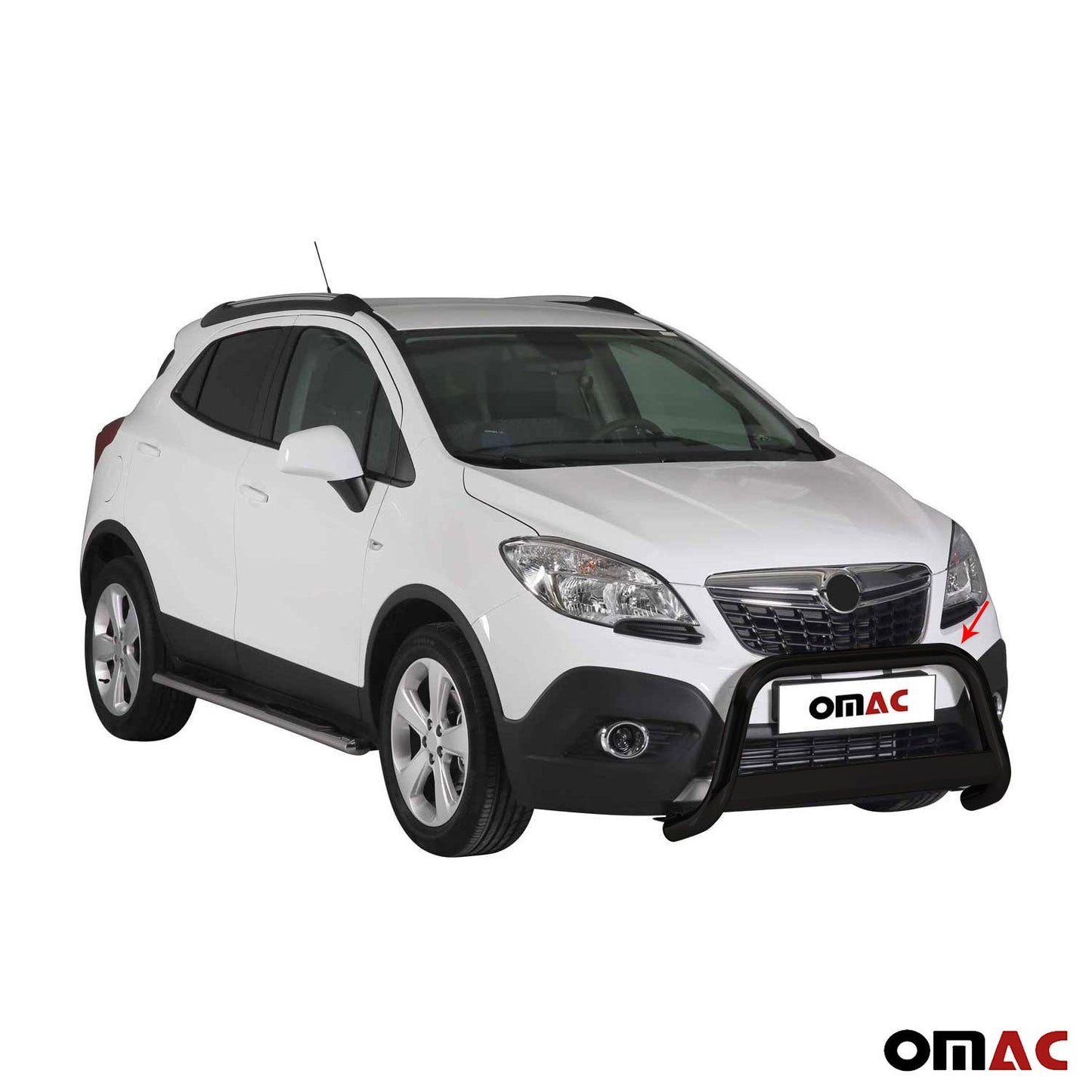 Bară de protecție/buton față pentru Opel Mokka 2012-2016 ø63mm oțel negru protecție