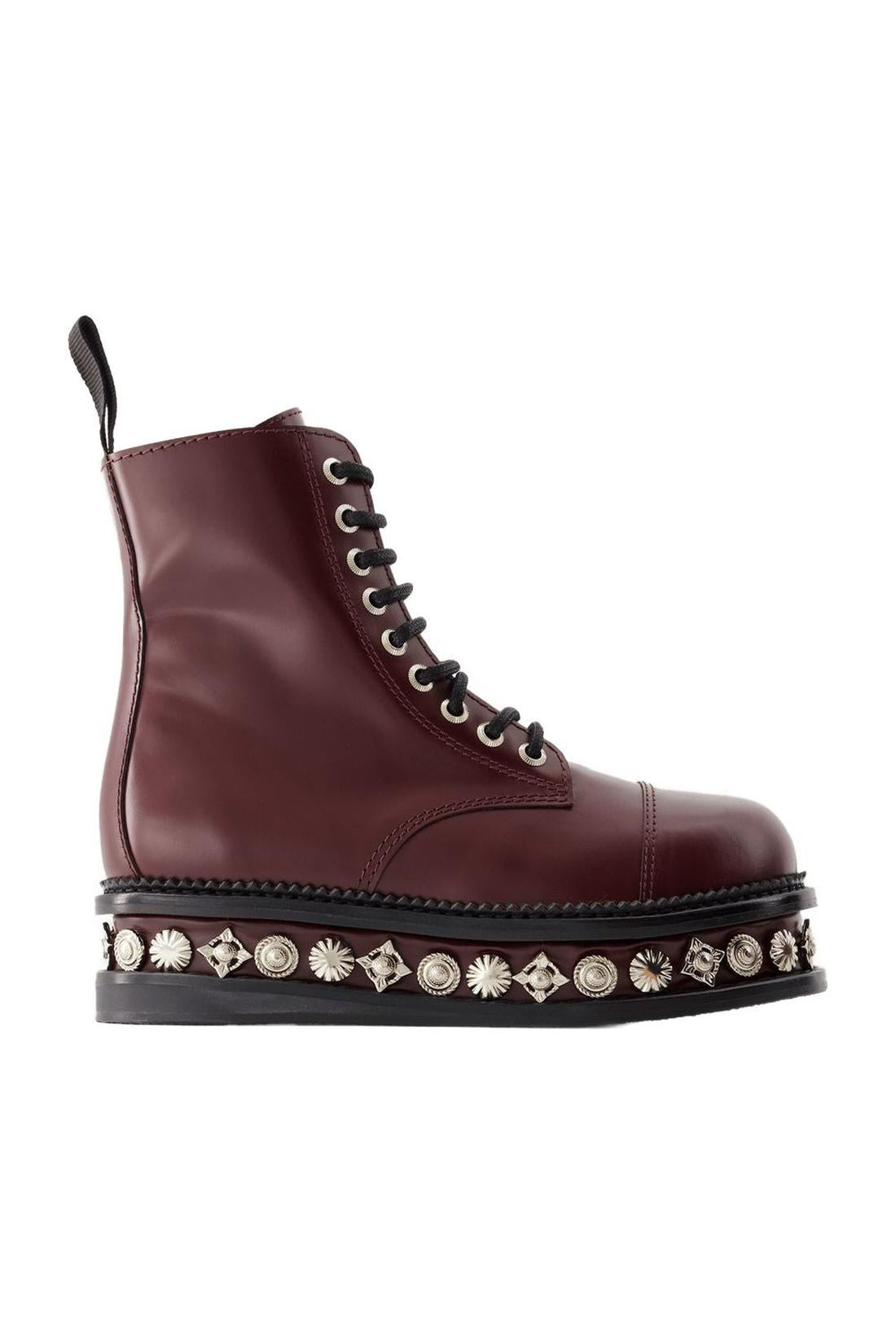 Stiefeletten Aj1287 - Toga Pulla - Leder - Bordeaux