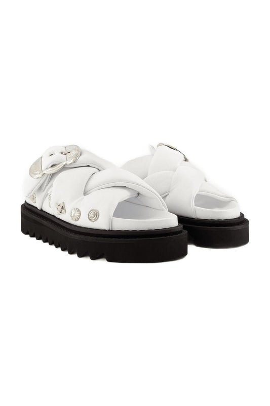 Sandalen Aj1317 - Toga Pulla - Leder - Weiß