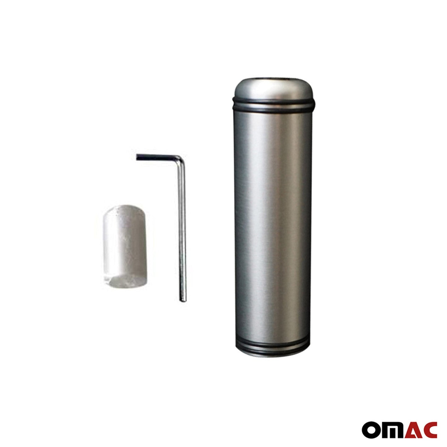 Manetă/mâner frână de mână pentru Peugeot 206 1998-2009, aluminiu mat, 1 bucată