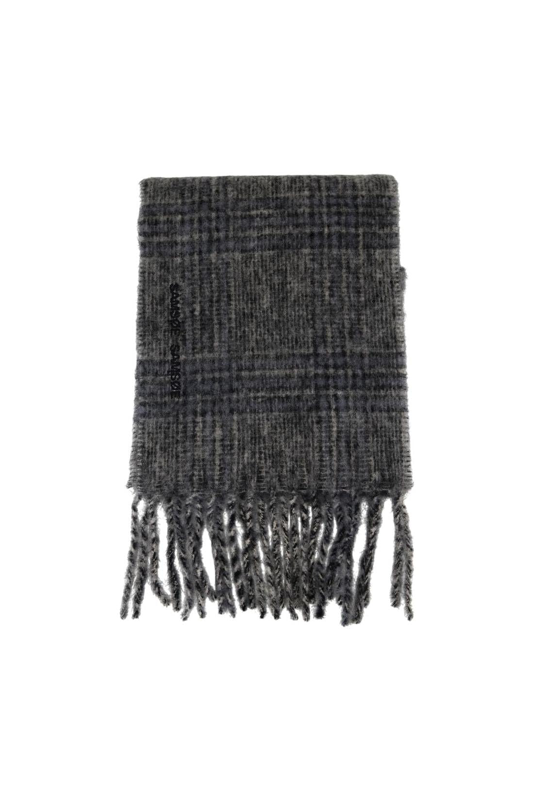 Alex-Schal - Samsoe Samsoe - Wolle - Grau