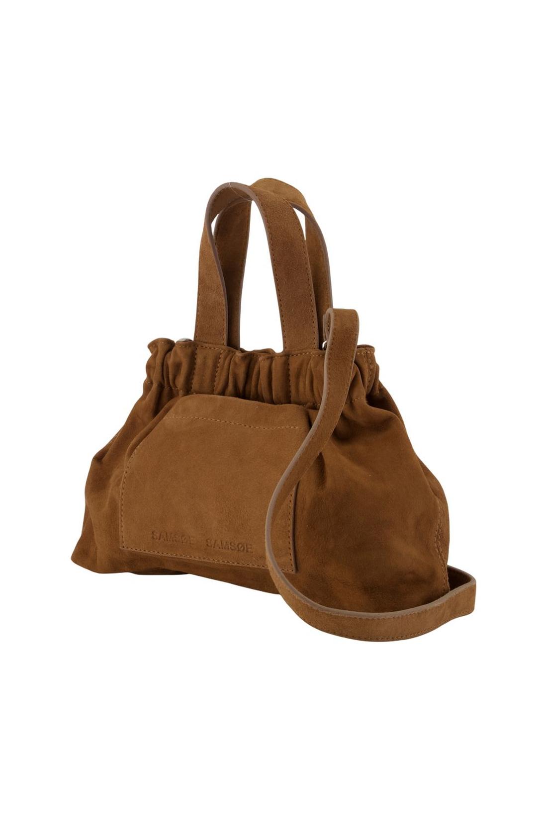 Saemmi Midi Handtasche - Samsoe Samsoe - Leder - Braun