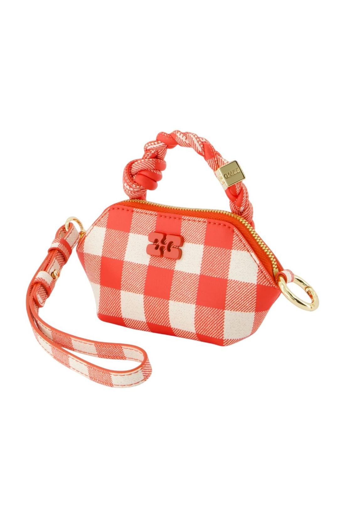 Bou Nano Schlüsselanhänger - Ganni - Leder - Rot