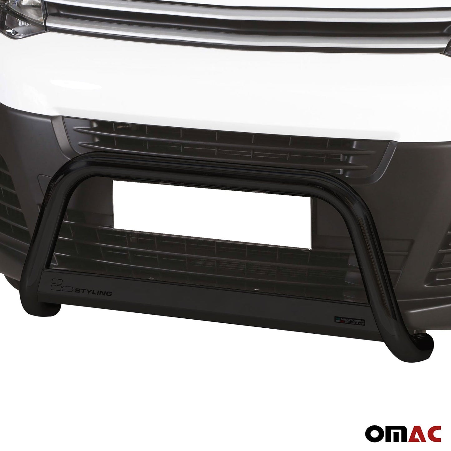 Bară de protecție/buton față pentru Citroen Jumpy Spacetourer 2016-2025 ø63 Negru