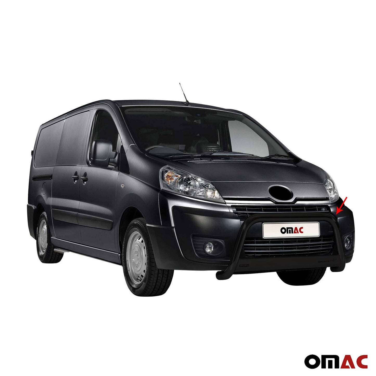 Bară de protecție/buton față pentru Toyota Proace 2013-2016 ø63mm oțel negru