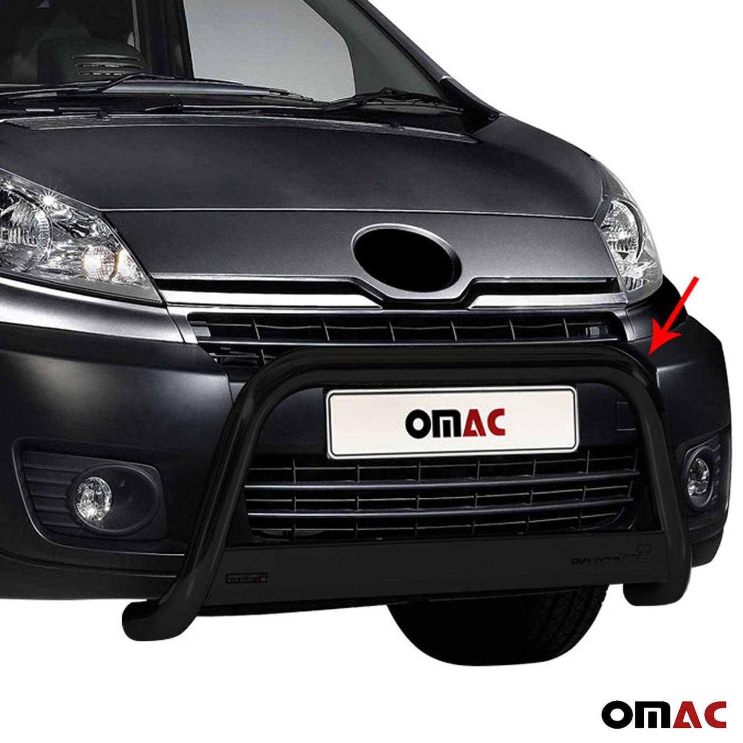Bară de protecție/buton față pentru Toyota Proace 2013-2016 ø63mm oțel negru