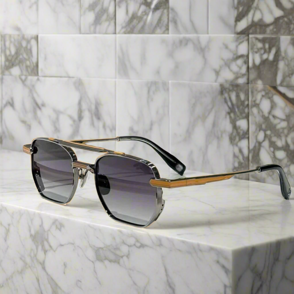 Classic Henri sunglasses inspire retro academic style weightless alloy