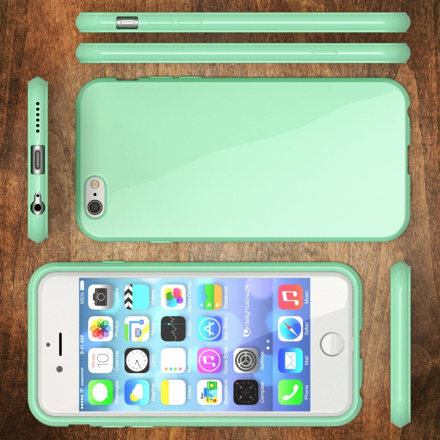 iPhone 6 Plus 6S Plus Hülle Handyhülle von NALIA, Ultra-Slim Silikon Jelly Case