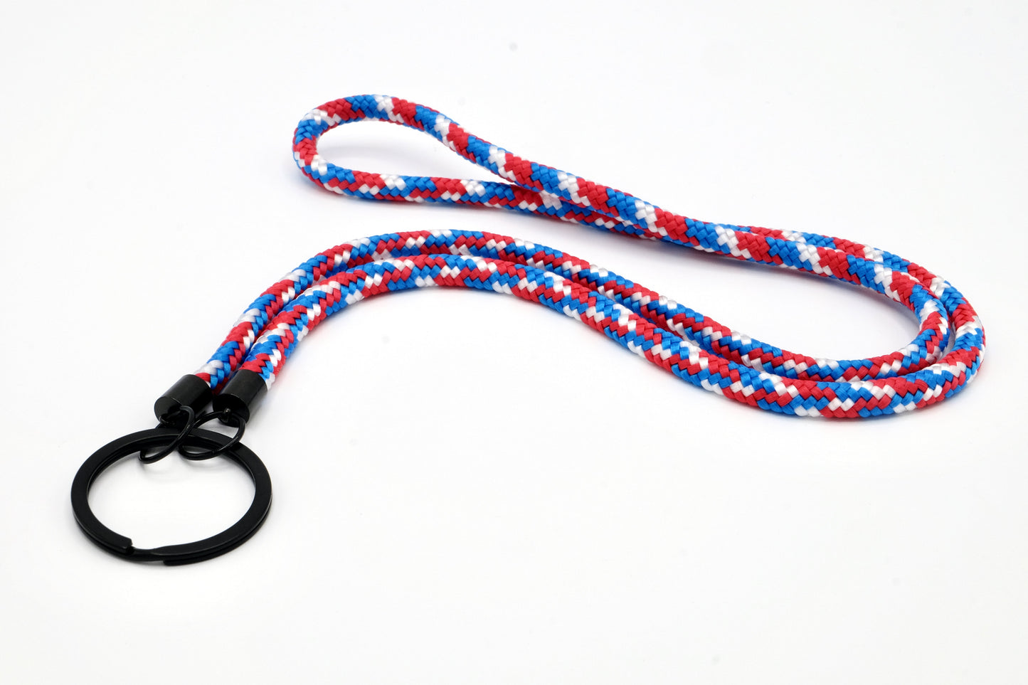 Schlüsselband Rot/Blau/Weiss