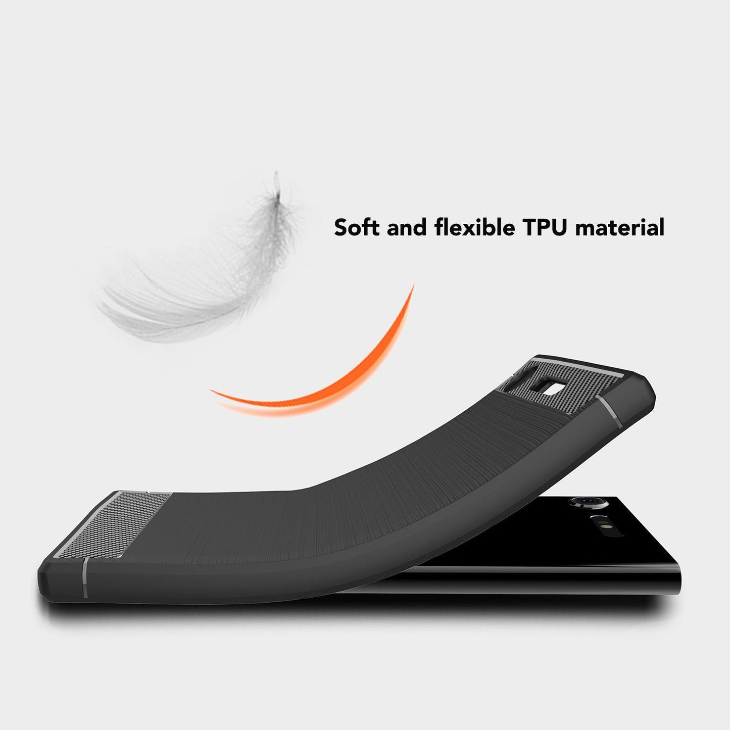 Husă de telefon Sony Xperia XZ1 de la NALIA, silicon, protecție subțire din cauciuc