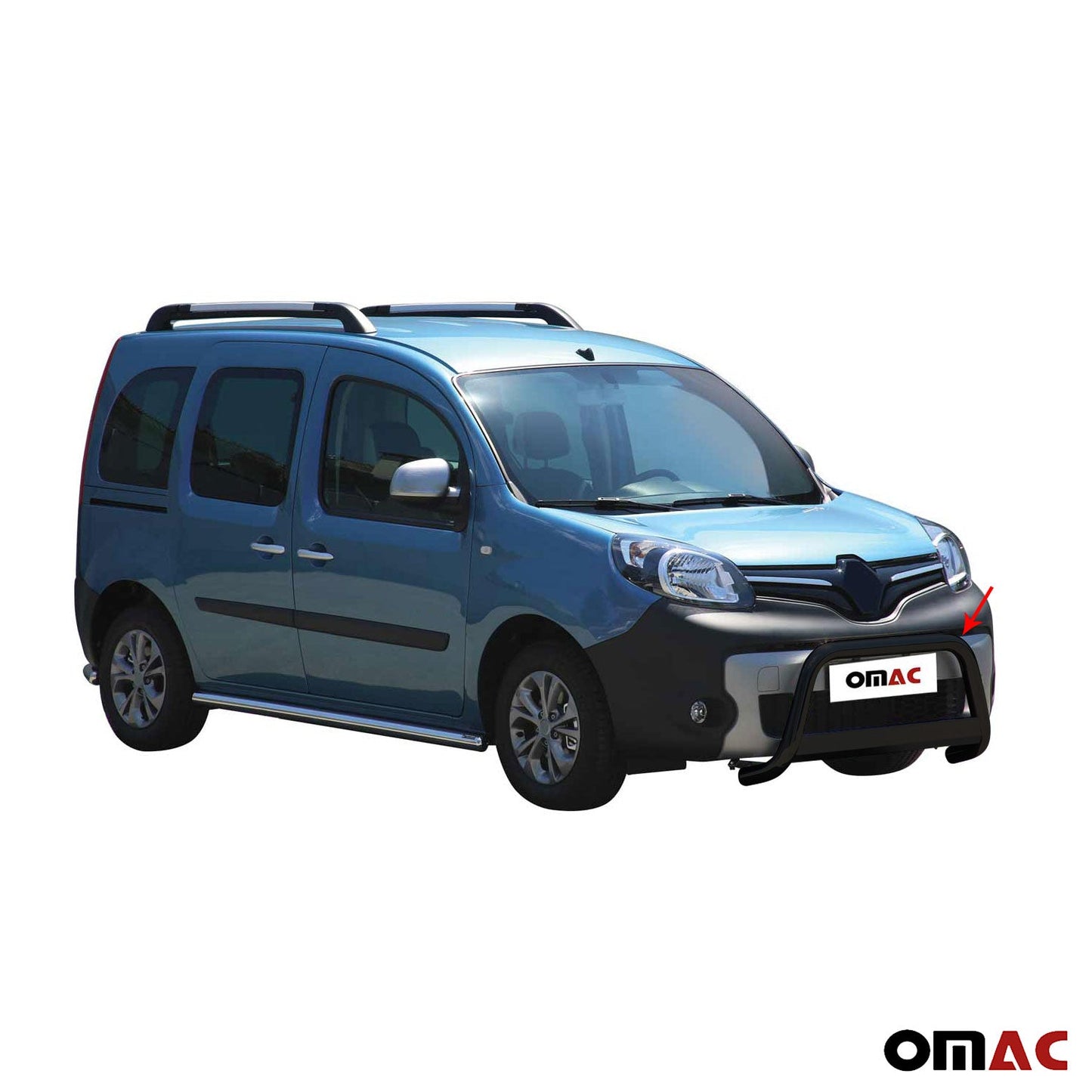 Bară de protecție/buton față pentru Renault Kangoo 2014-2021 ø63mm oțel negru