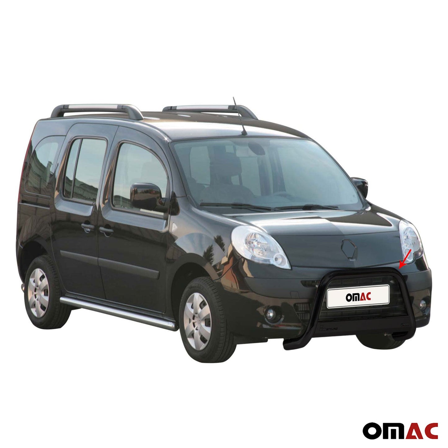 Frontbügel Frontschutzbügel für Renault Kangoo 2008-2013 ø63mm Stahl Schwarz
