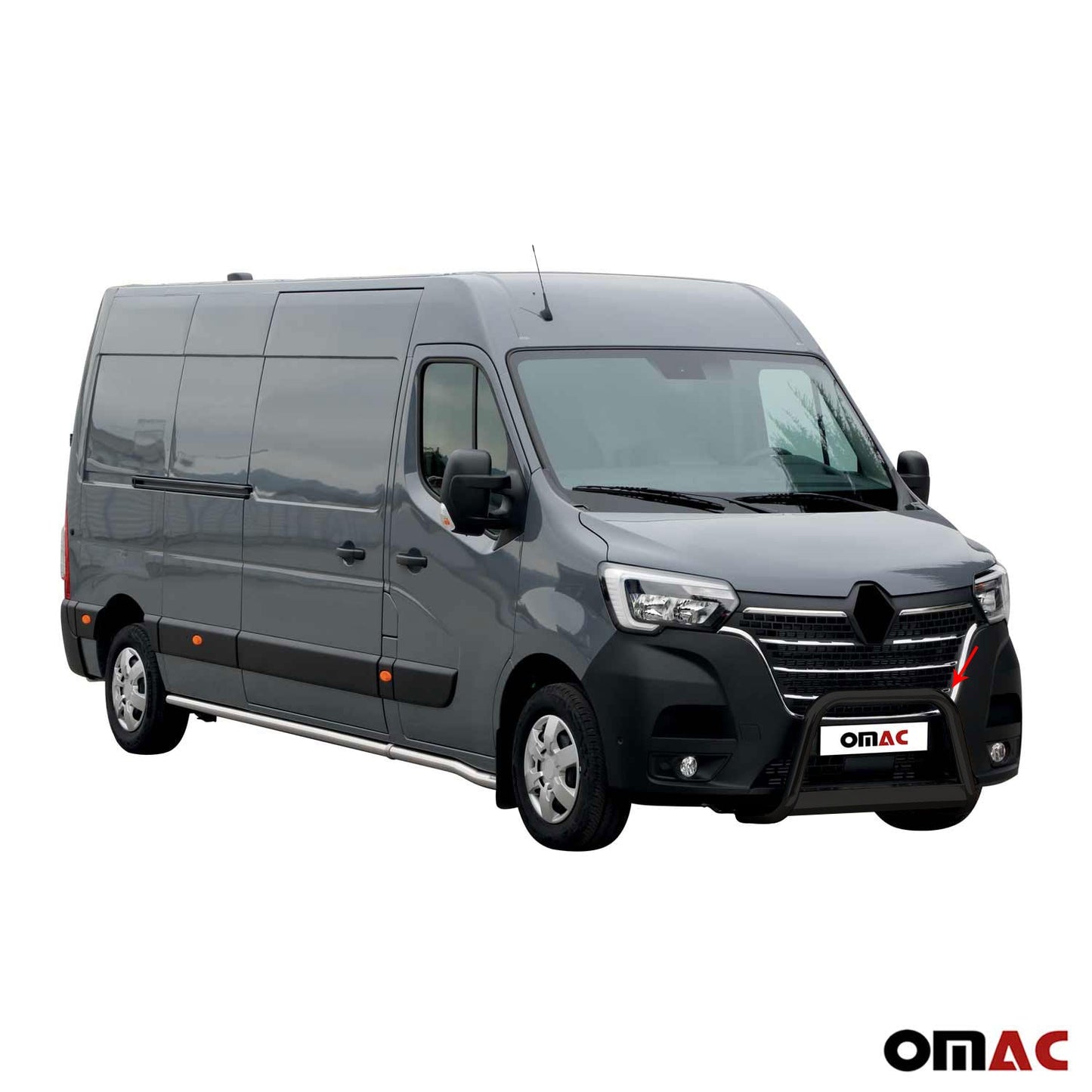 Frontbügel Frontschutzbügel für Renault Master 2019-2024 ø63mm Stahl Schwarz