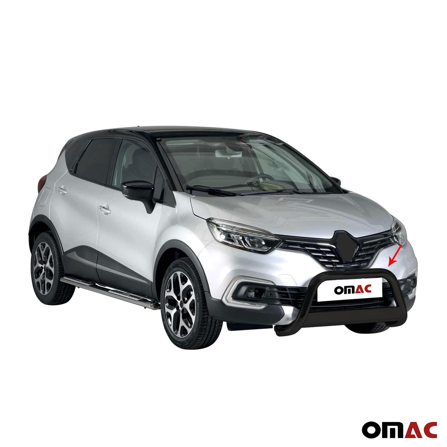 Frontbügel Frontschutzbügel für Renault Captur 2017-2019 ø63mm Stahl Schwarz