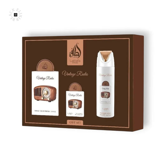 Lattafa Vintage Radio Eau de Parfum Set