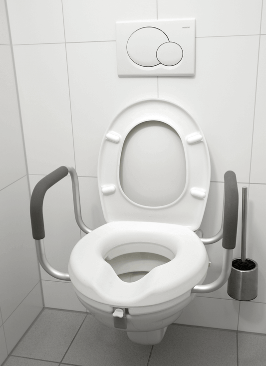 Înălțător pentru scaunul de toaletă cu mânere antiderapante – AT51209