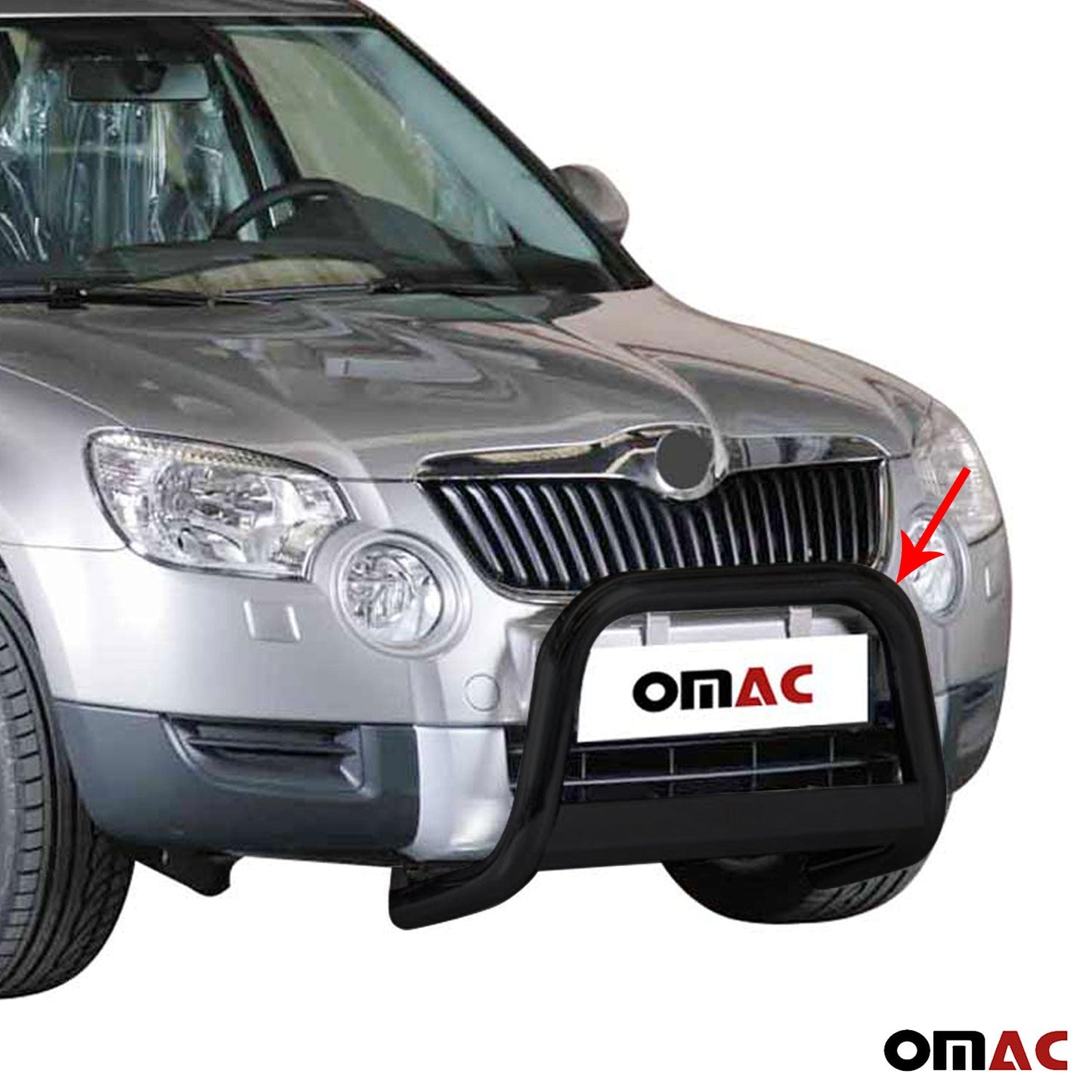 Frontbügel Frontschutzbügel für Skoda Yeti 2010-2013 ø63mm Schwarz Schutz