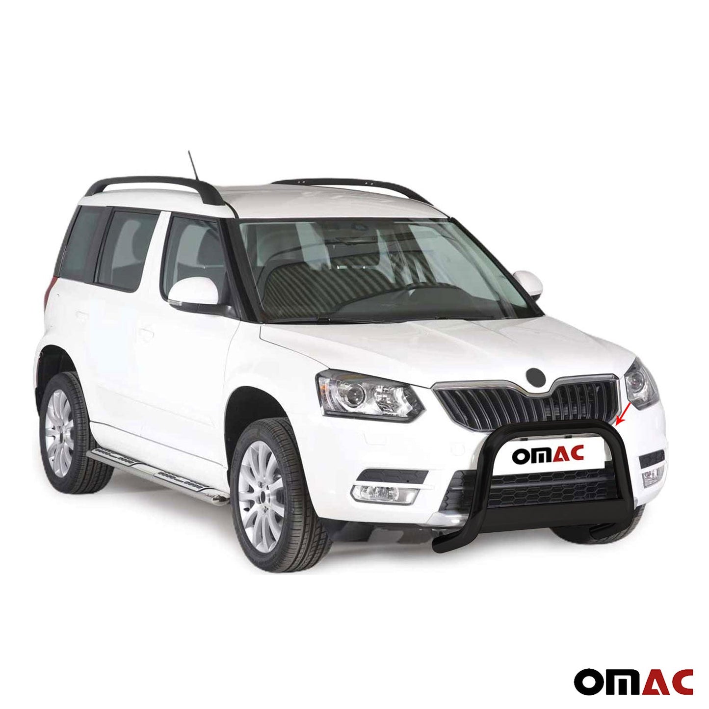 Frontbügel Frontschutzbügel für Skoda Yeti 2014-2017 ø63mm Stahl Schwarz Schutz