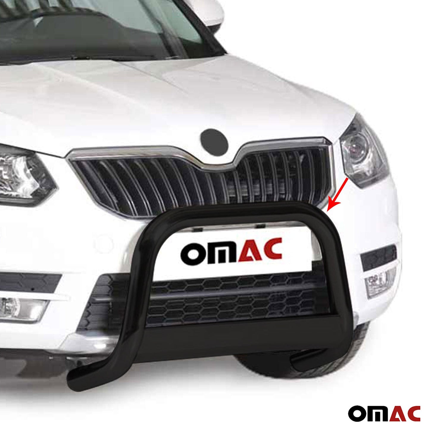 Frontbügel Frontschutzbügel für Skoda Yeti 2014-2017 ø63mm Stahl Schwarz Schutz