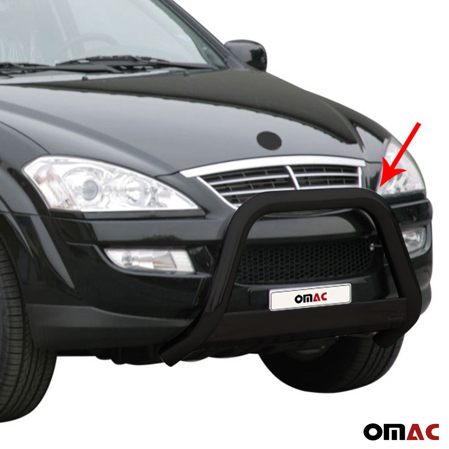 Frontbügel Frontschutzbügel für Ssangyong Kyron 2007-2014 ø63mm Stahl Schwarz