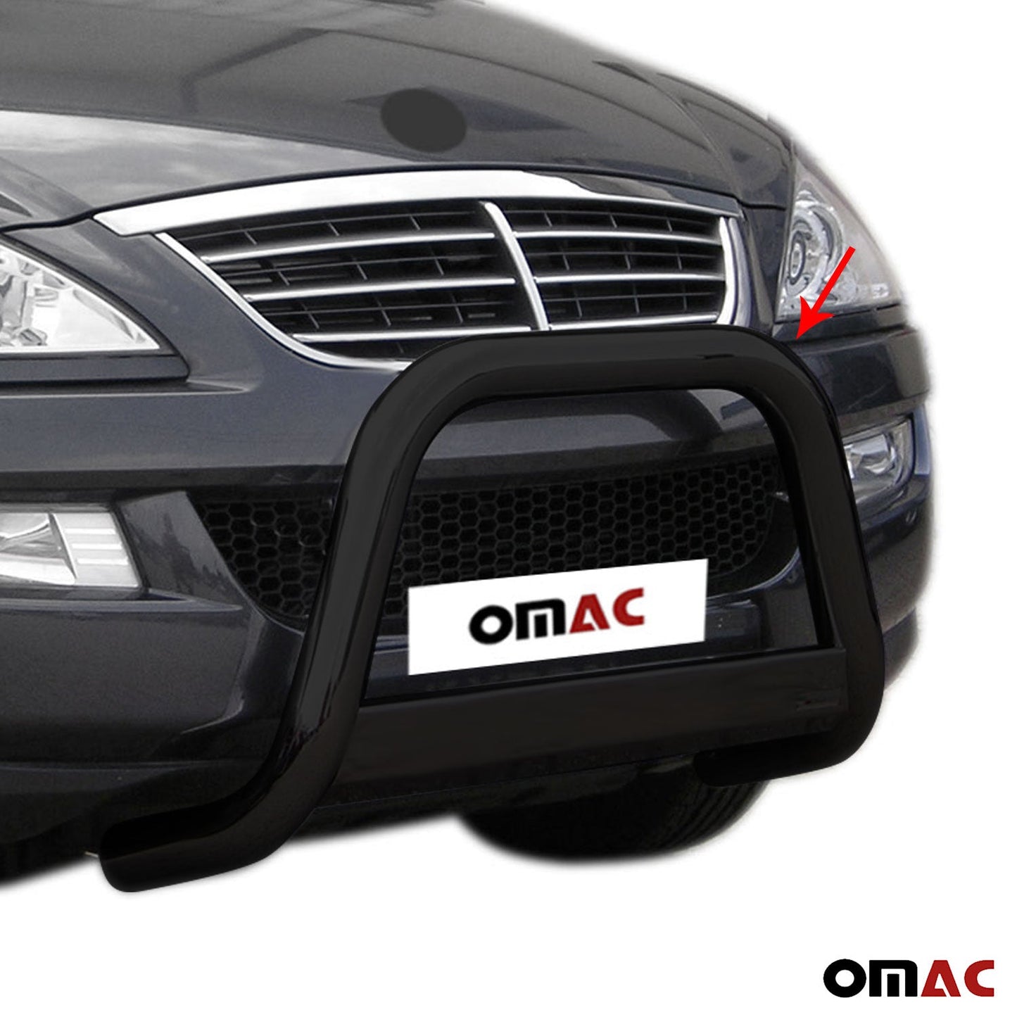 Frontbügel Frontschutzbügel für Ssangyong Kyron 2007-2014 ø63mm Stahl Schwarz