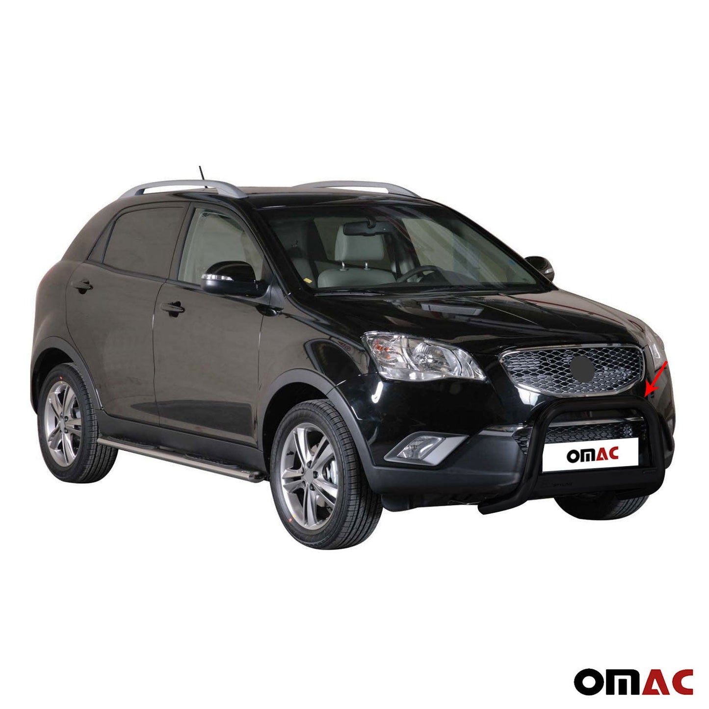 Frontbügel Frontschutzbügel für Ssangyong Korando 2011-2019 ø63mm Stahl Schwarz