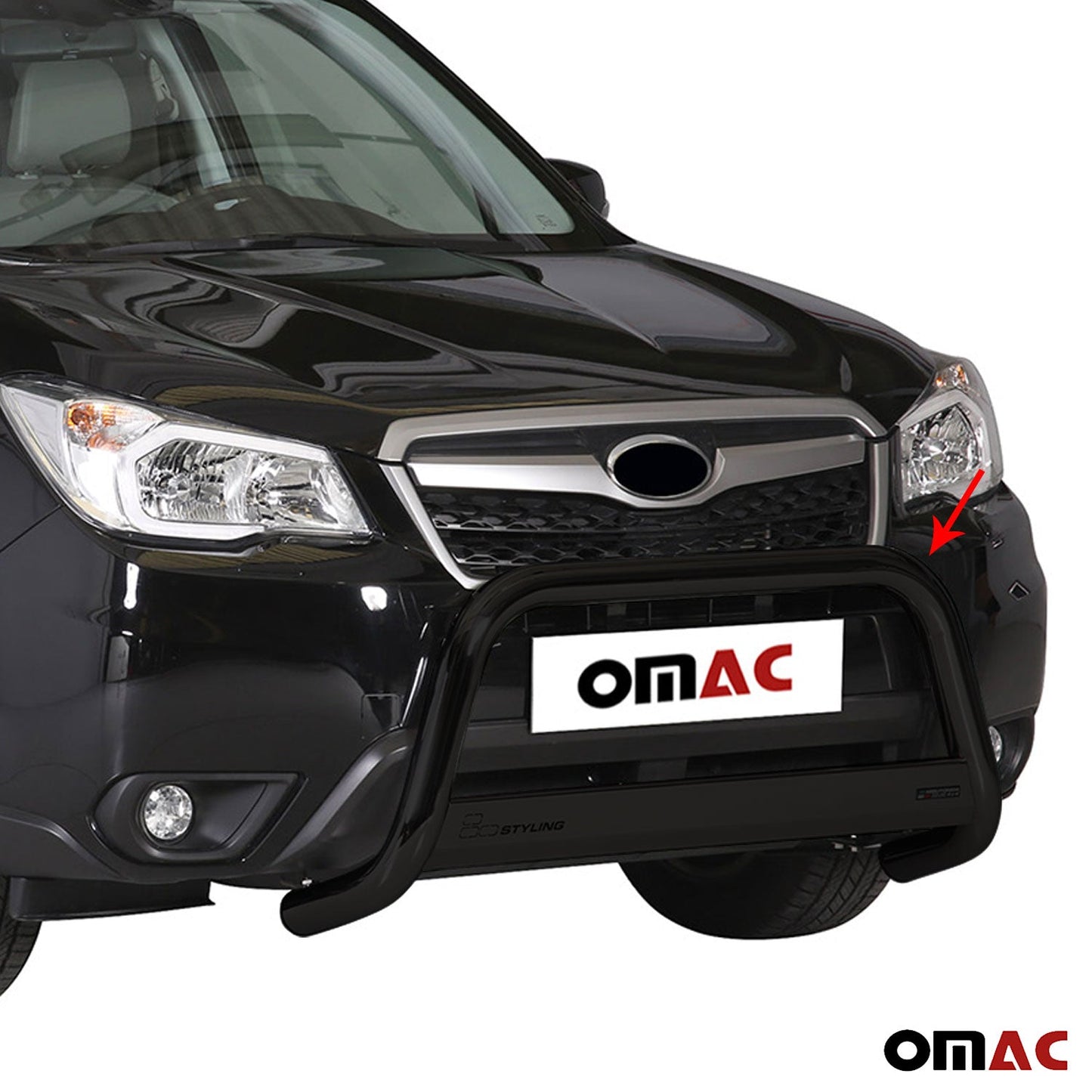 Frontbügel Frontschutzbügel für Subaru Forester 2013-2015 ø63mm Stahl Schwarz