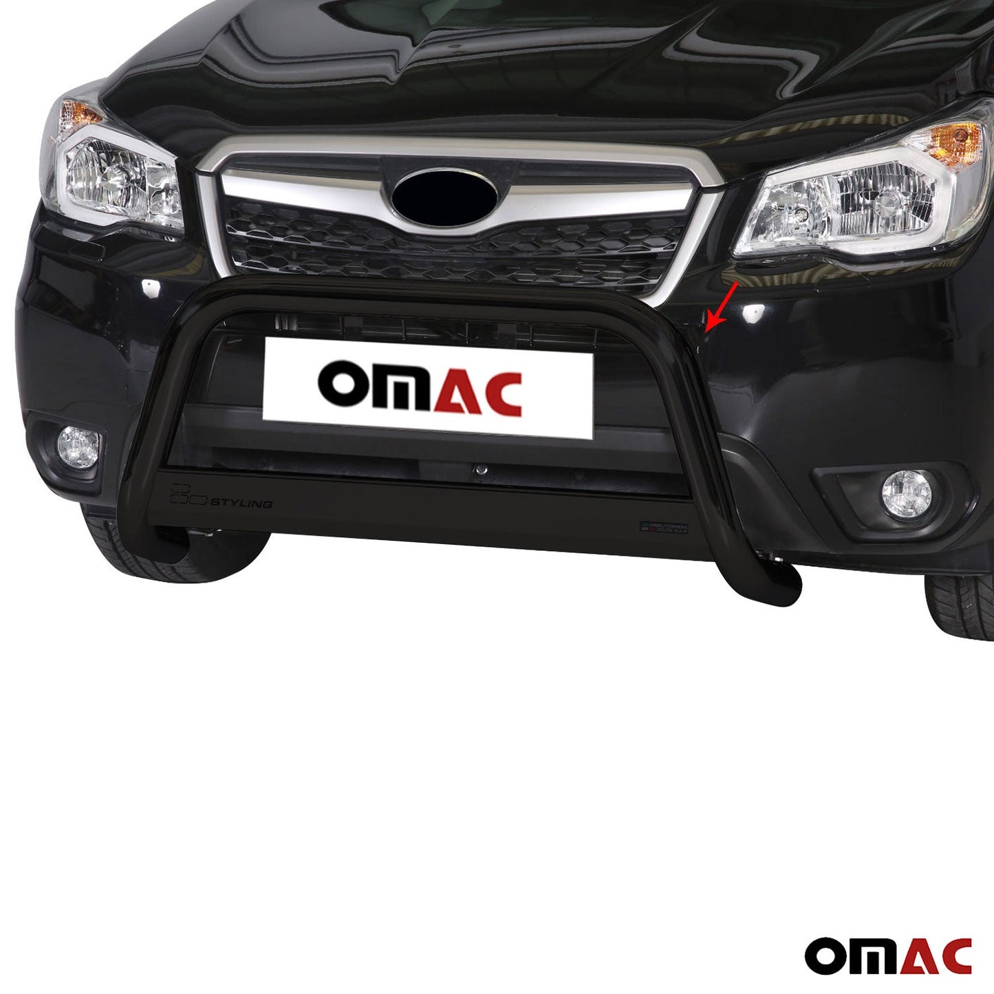 Frontbügel Frontschutzbügel für Subaru Forester 2013-2015 ø63mm Stahl Schwarz