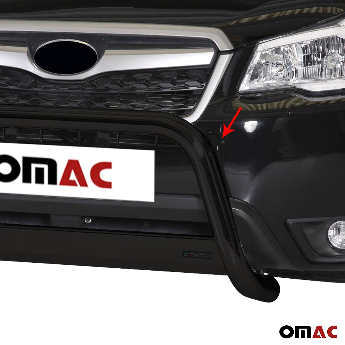 Frontbügel Frontschutzbügel für Subaru Forester 2013-2015 ø63mm Stahl Schwarz