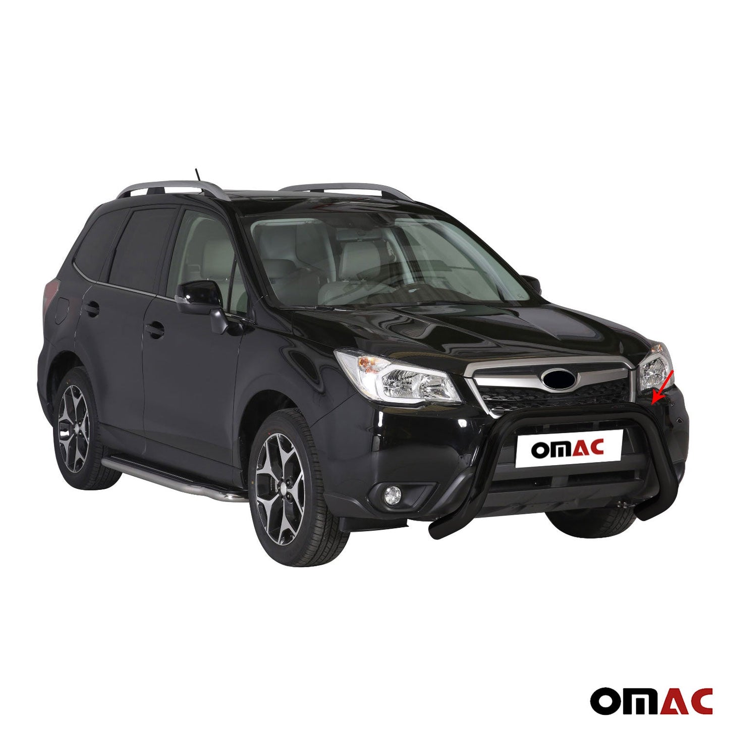 Frontbügel Frontschutzbügel für Subaru Forester 2013-2015 ø76mm Stahl Schwarz