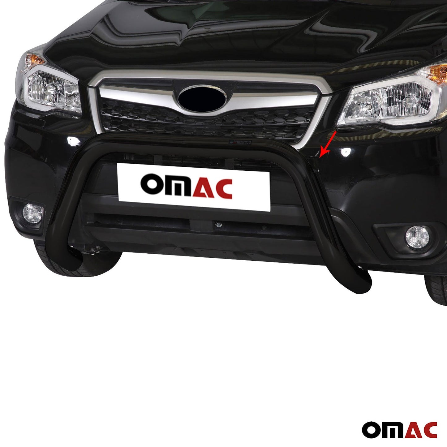 Frontbügel Frontschutzbügel für Subaru Forester 2013-2015 ø76mm Stahl Schwarz