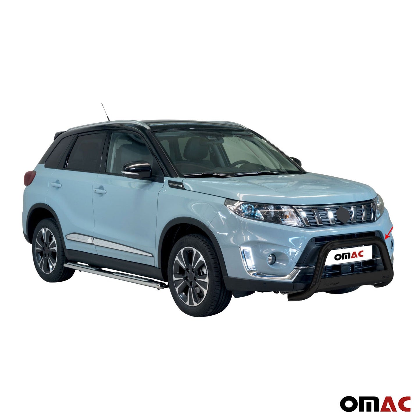 Frontbügel Frontschutzbügel für Suzuki Vitara 2019-2025 ø63mm Stahl Schwarz