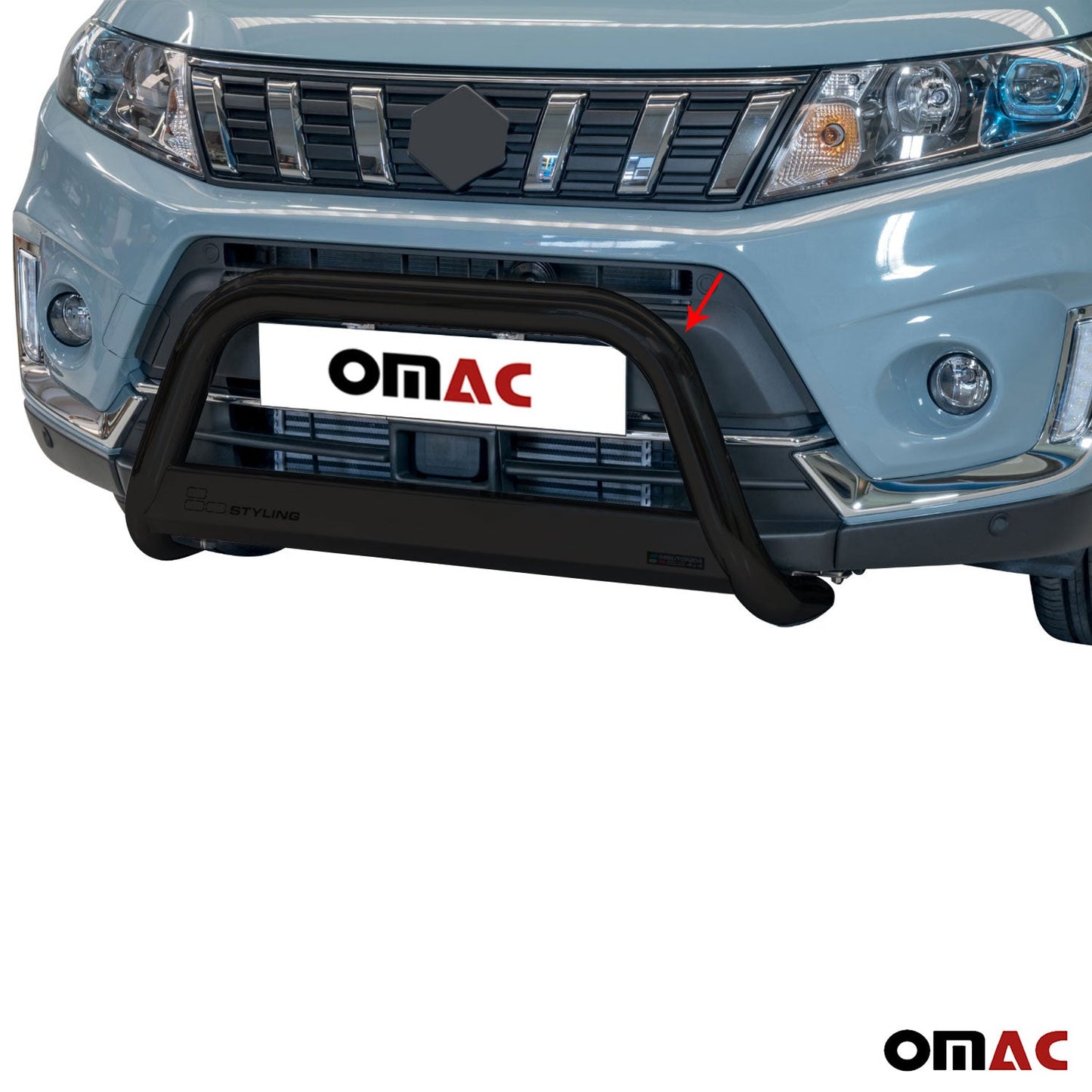 Frontbügel Frontschutzbügel für Suzuki Vitara 2019-2025 ø63mm Stahl Schwarz