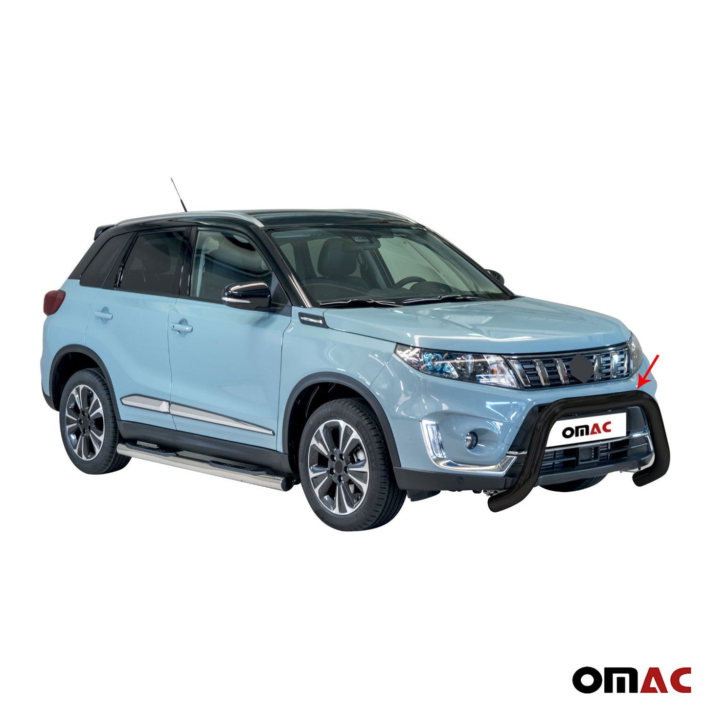 Bară de protecție/buton față pentru Suzuki Vitara 2019-2025 ø76mm oțel negru