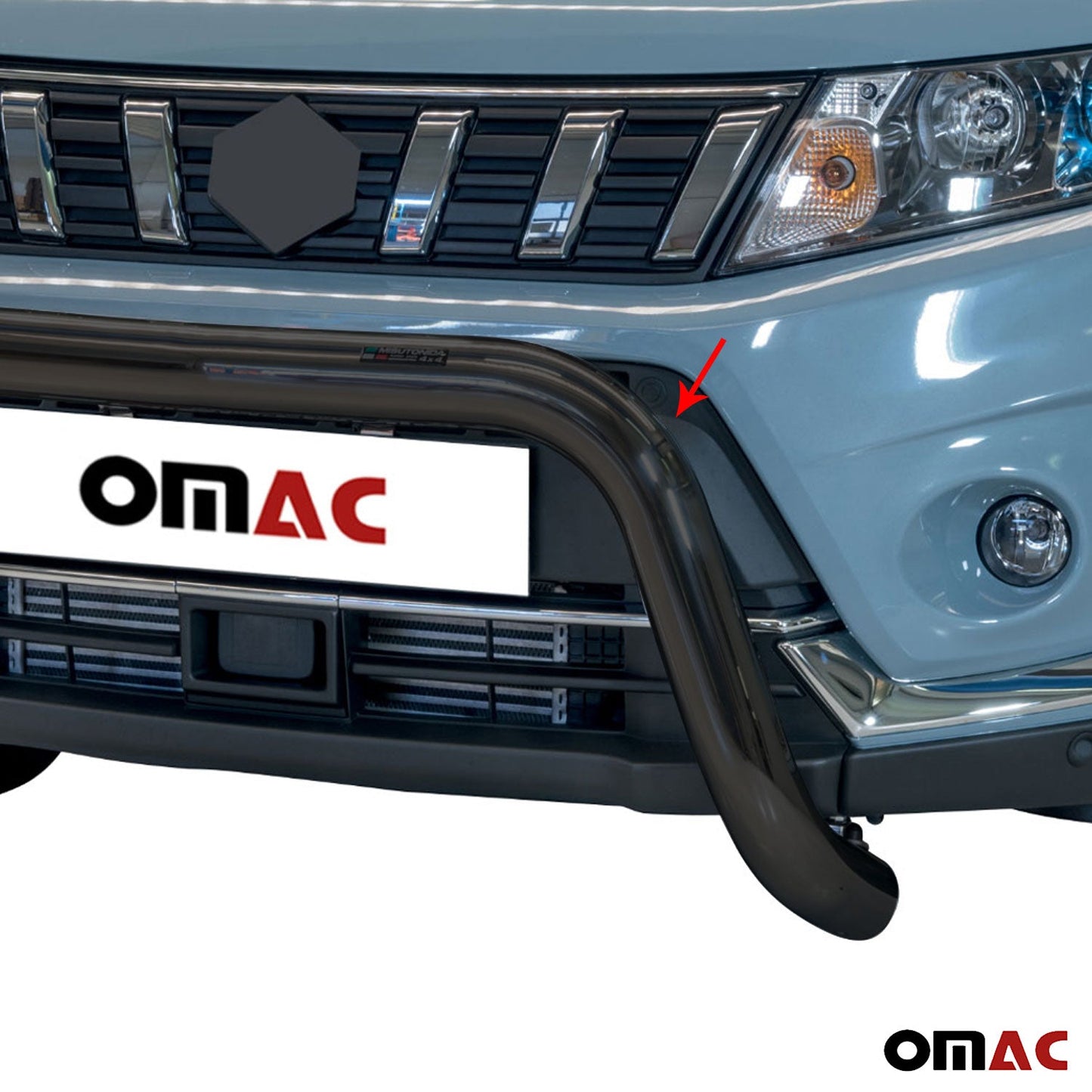 Bară de protecție/buton față pentru Suzuki Vitara 2019-2025 ø76mm oțel negru