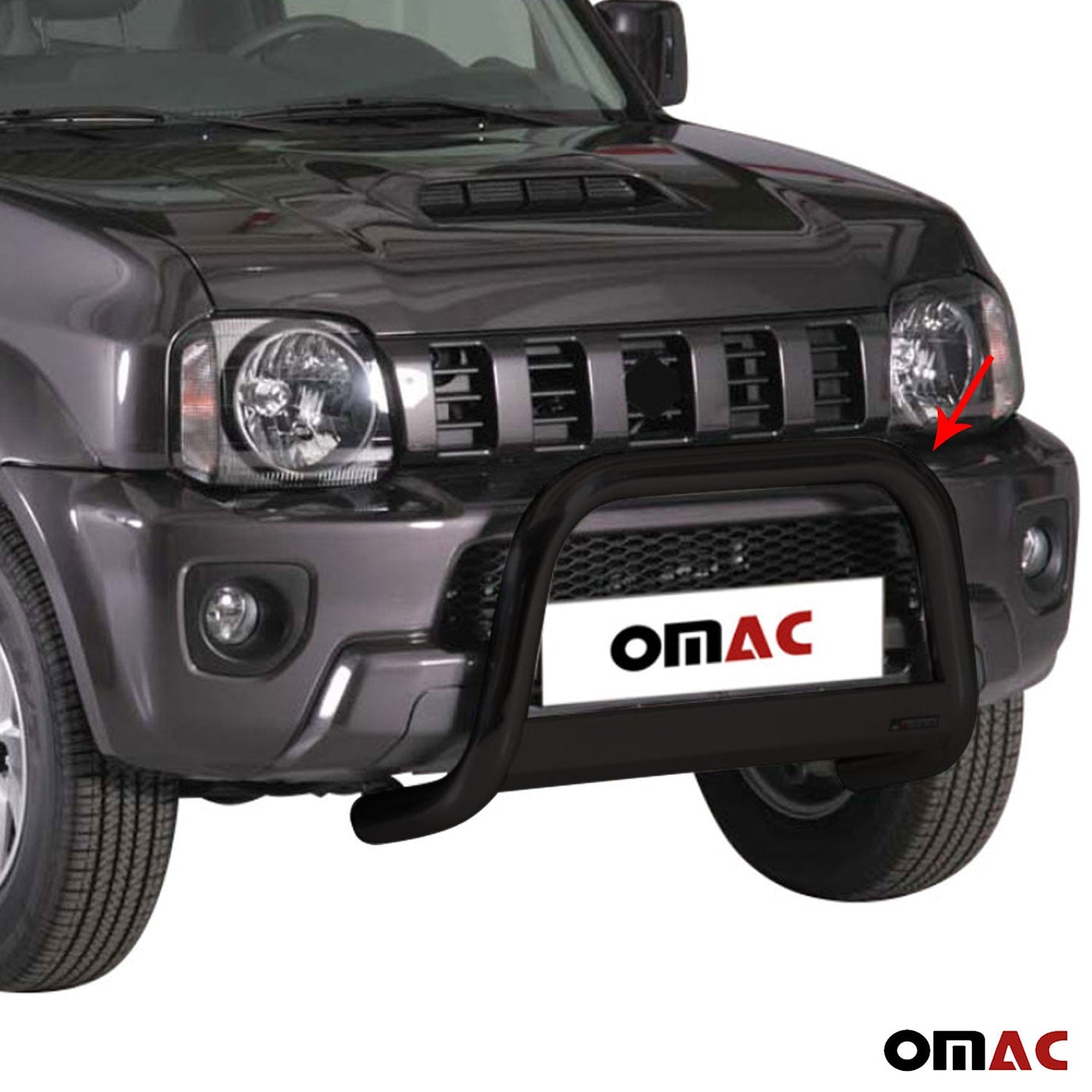 Frontbügel Frontschutzbügel für Suzuki Jimny 2012-2017 ø63mm Stahl Schwarz