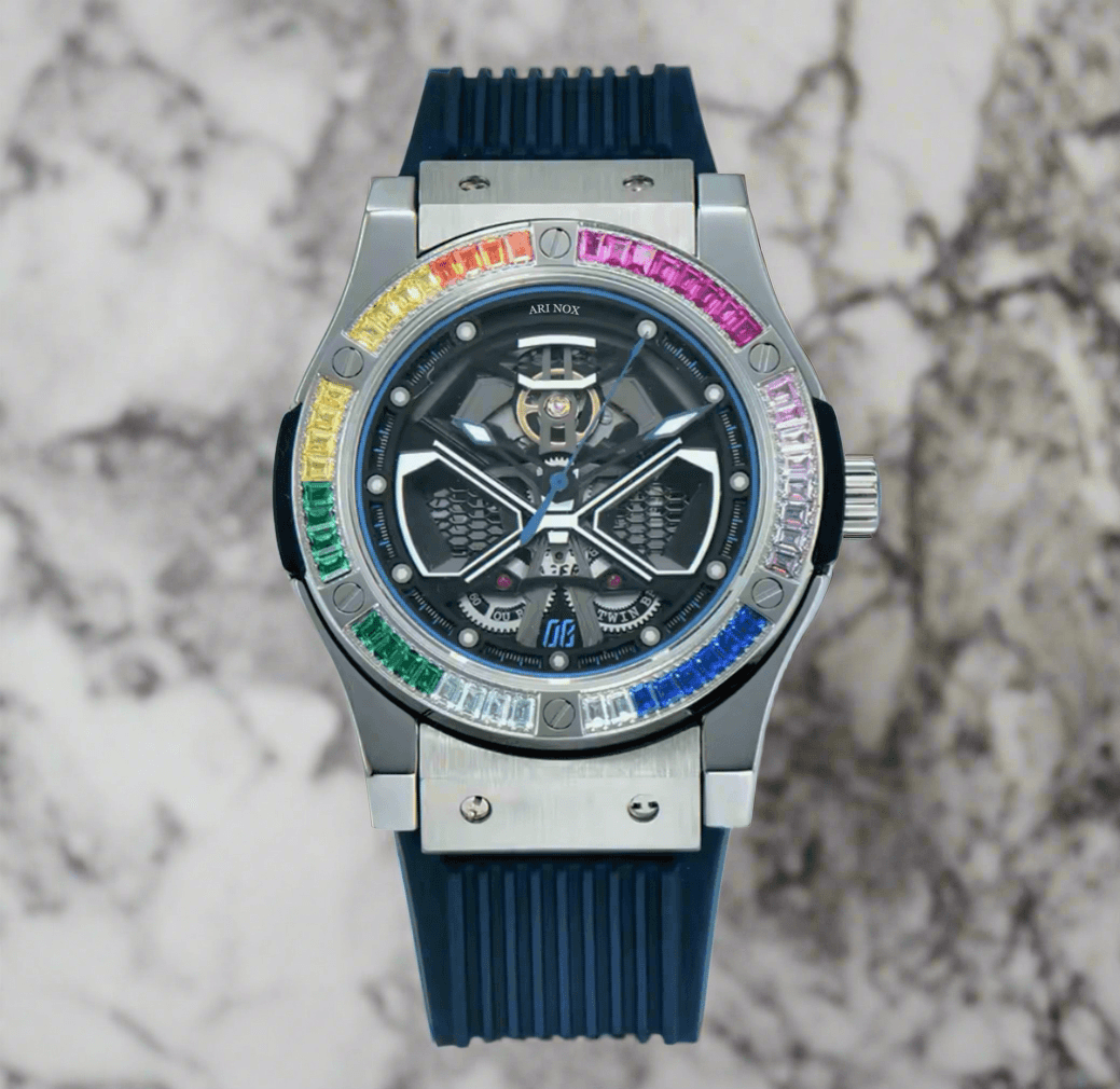 ARI NOX ,Knight sapphire glass Stainless Steel mechanical watch