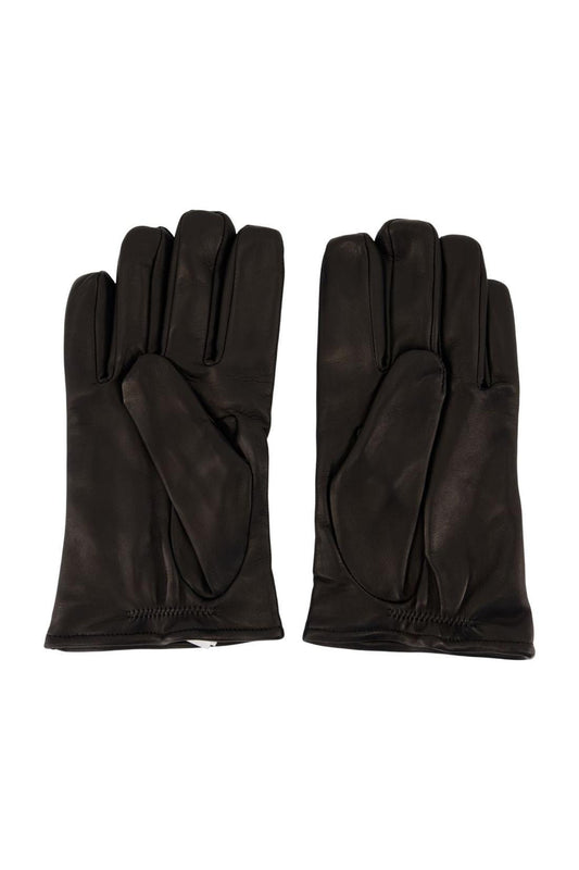 Handschuhe His - OUR LEGACY - Leder - Schwarz