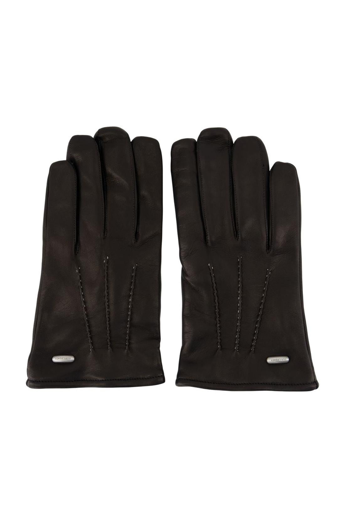 Handschuhe His - OUR LEGACY - Leder - Schwarz