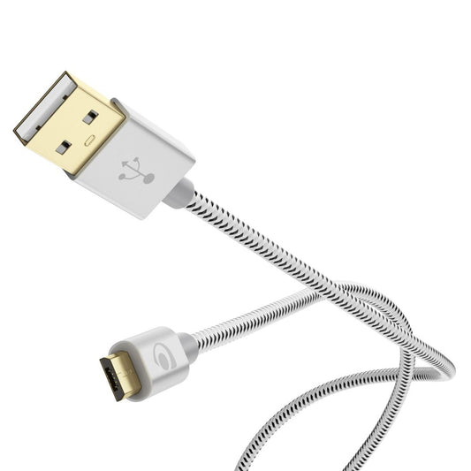Kabel Micro USB 1 m firmy NALIA, stabilna synchronizacja, szybki kabel do ładowania i transmisji danych telefonu komórkowego
