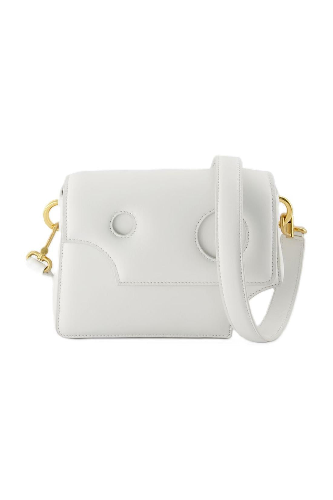 Burrow 22 Crossbody - Off White - White - Leather